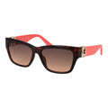Braune Sonnenbrille aus Kunststoff
