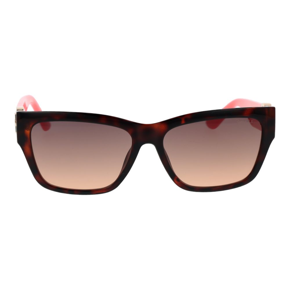 Braune Sonnenbrille aus Kunststoff