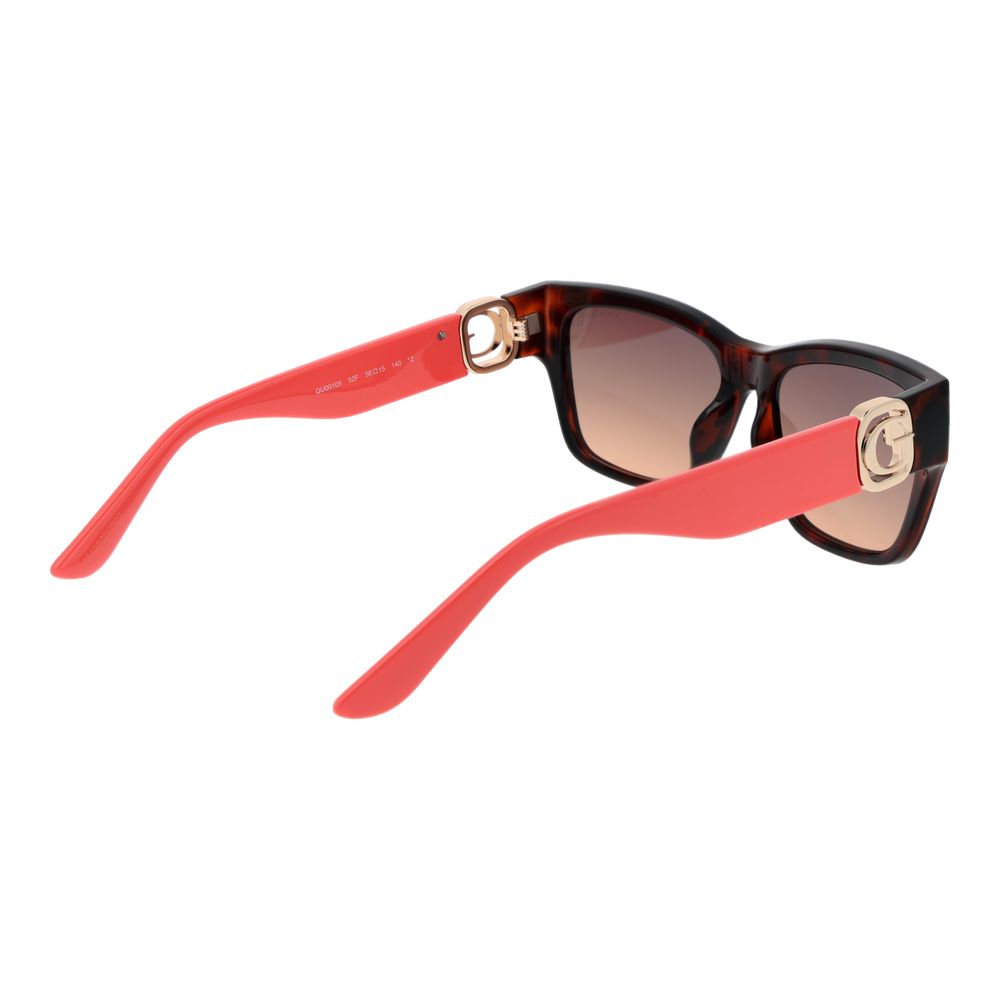 Braune Sonnenbrille aus Kunststoff