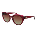 Sonnenbrille aus pinkem Kunststoff