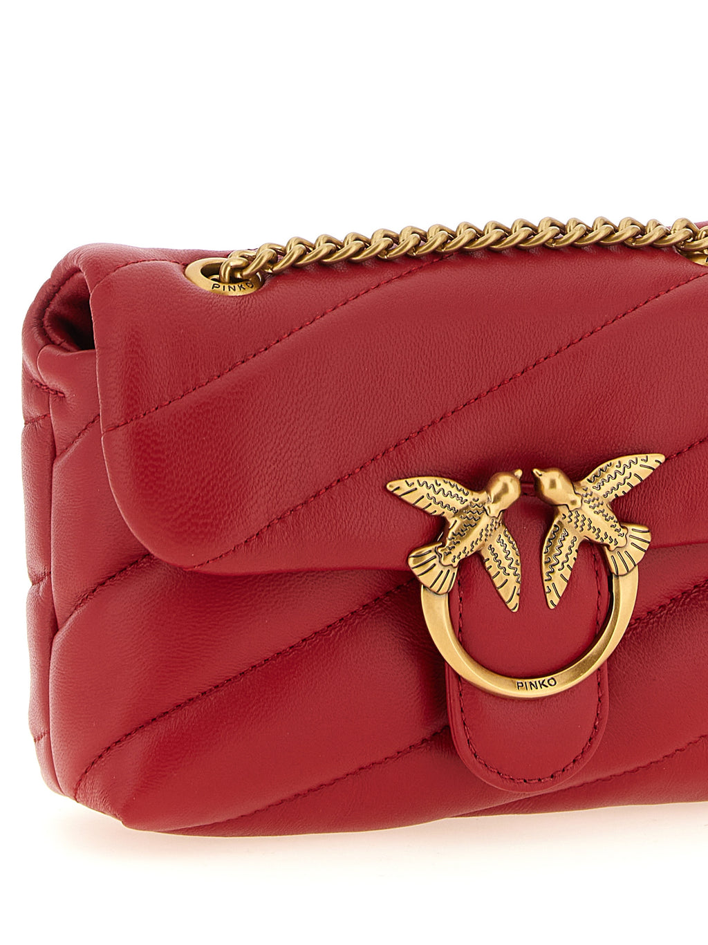 PINKO Multicolor Lammleder Crossbody Bag