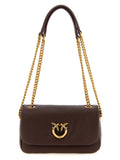 PINKO Schultertasche aus braunem Lammleder