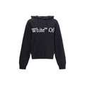 Off-White Schwarzer Baumwoll-Sweatshirt