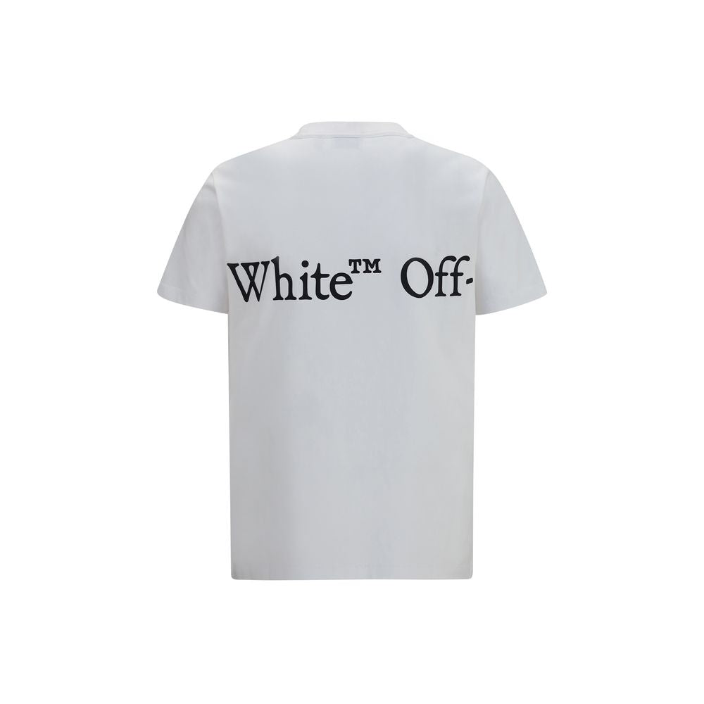 Off-White Weißes Baumwoll-T-Shirt