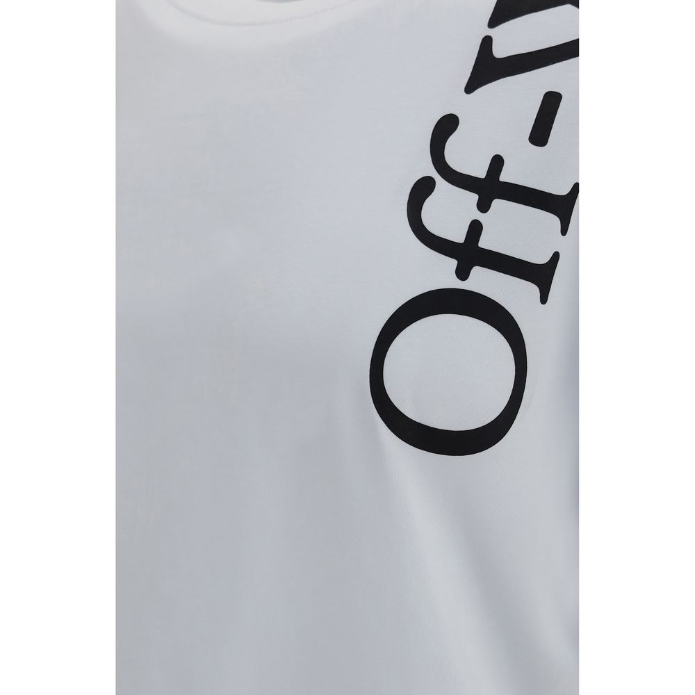 Off-White Weißes Baumwoll-T-Shirt