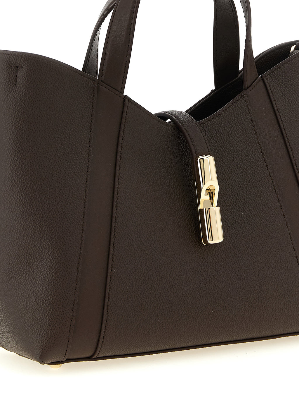 Furla Braune Kalbsleder-Tote Bag