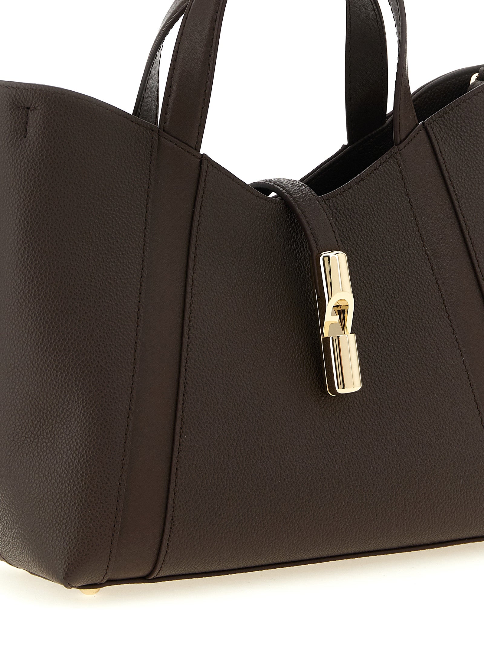 Furla Braune Kalbsleder-Tote Bag