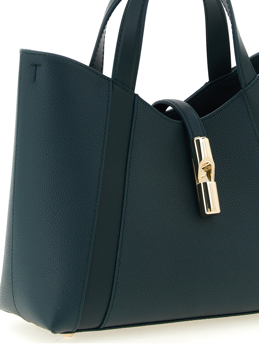 Furla Zweifarbige Kalbsleder-Tote Bag