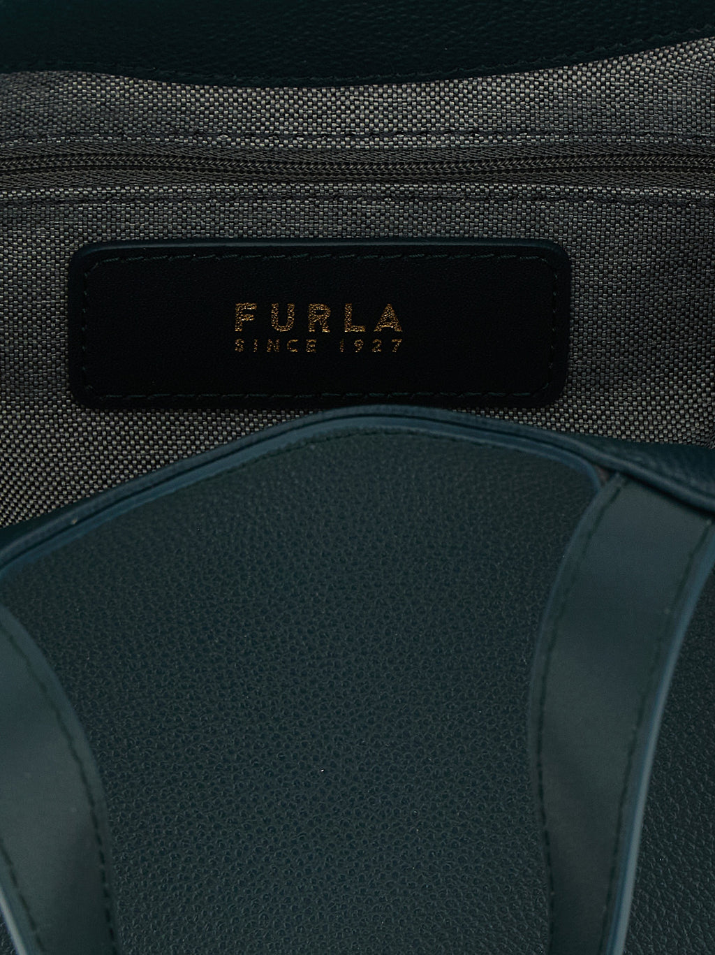 Furla Zweifarbige Kalbsleder-Tote Bag