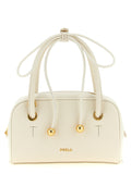 Furla Weiße Kalbsleder-Handtasche