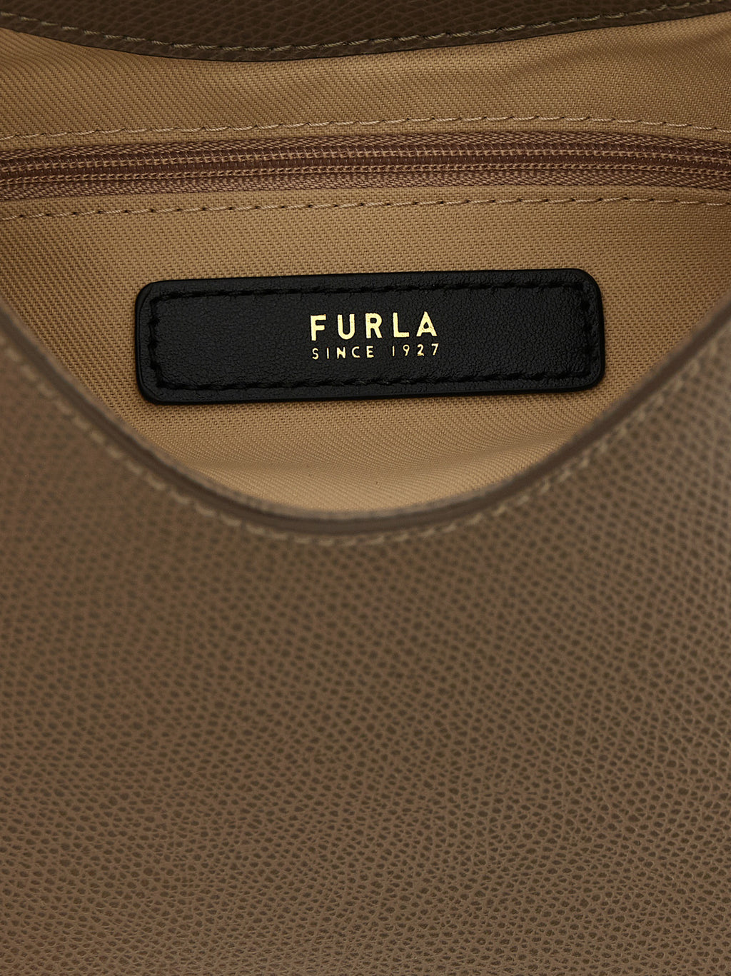Furla Zweifarbige Kalbsleder-Handtasche