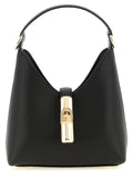 Furla Schwarze Kalbsleder-Handtasche