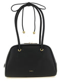 Furla Schwarze Kalbsleder-Handtasche