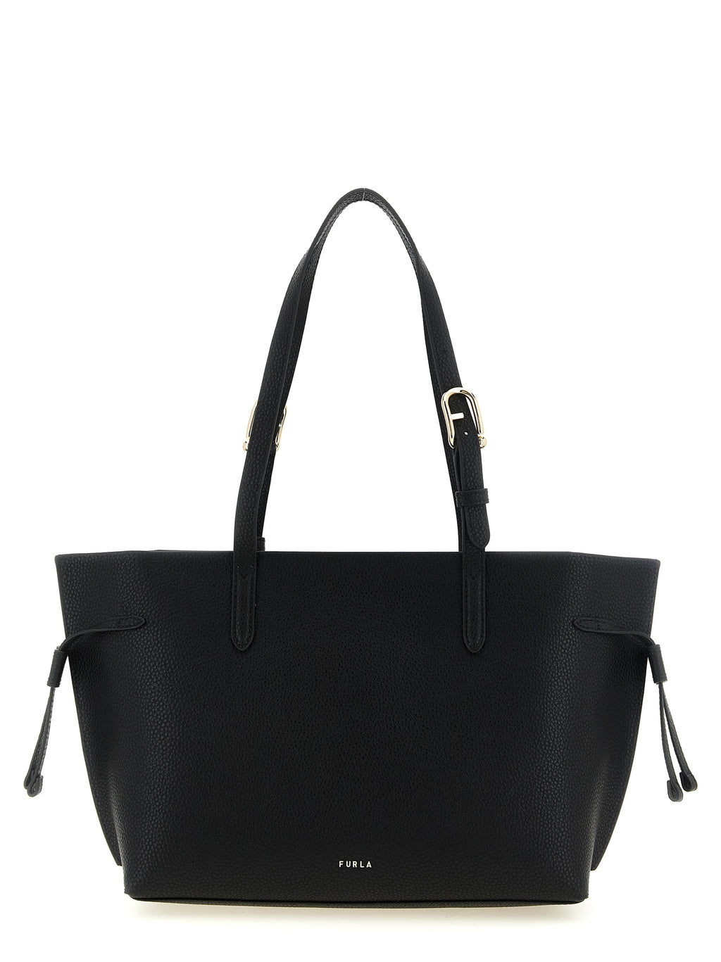 Furla Schwarze Kalbsleder-Tasche