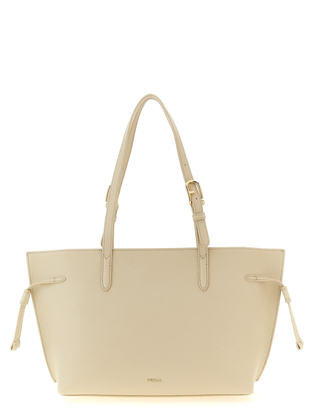 Furla Weiße Kalbsleder-Tasche