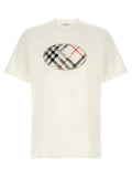 Burberry-Weißes Baumwoll-T-Shirt