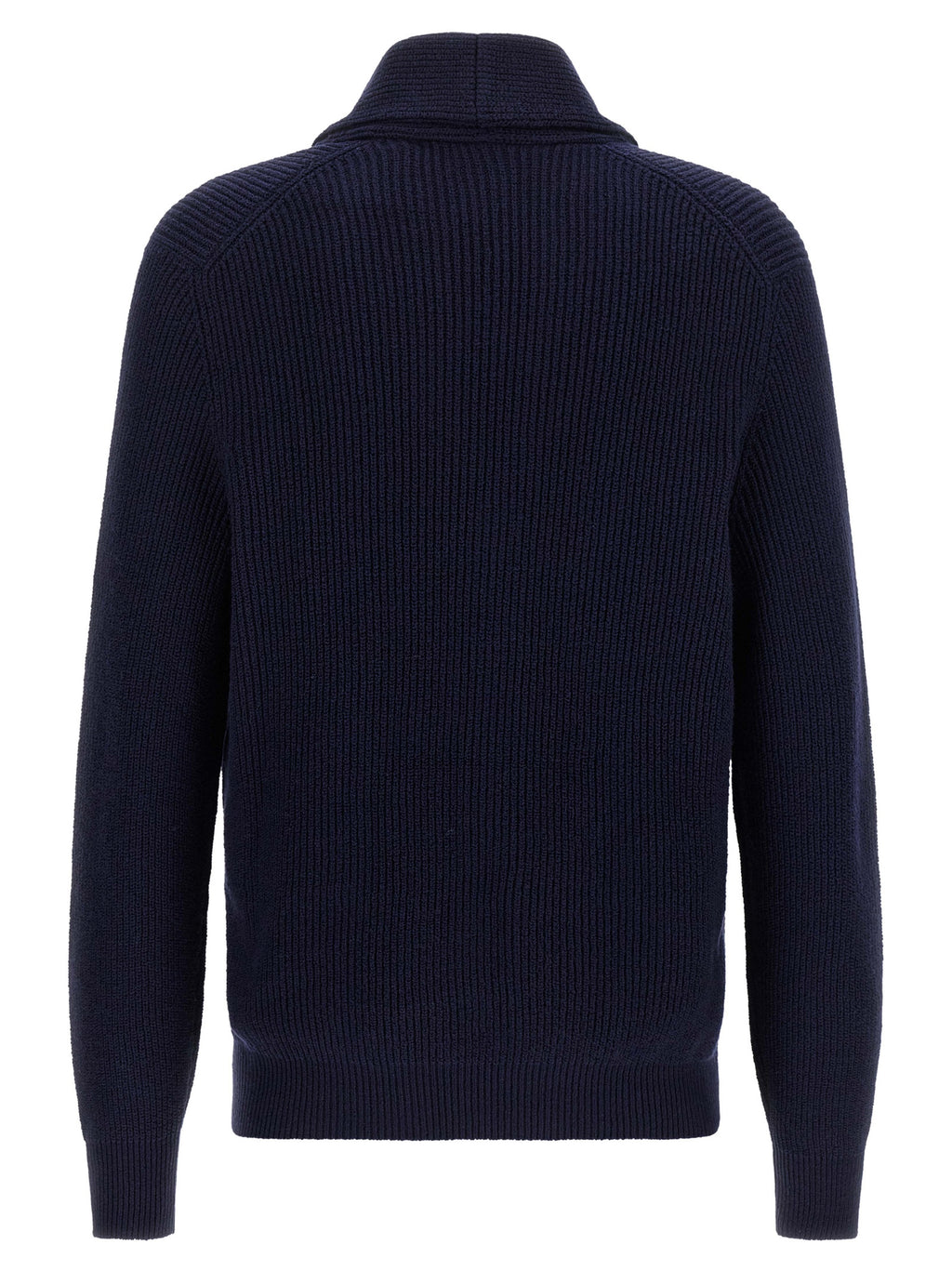 Brunello Cucinelli Blauer Baumwollcardigan