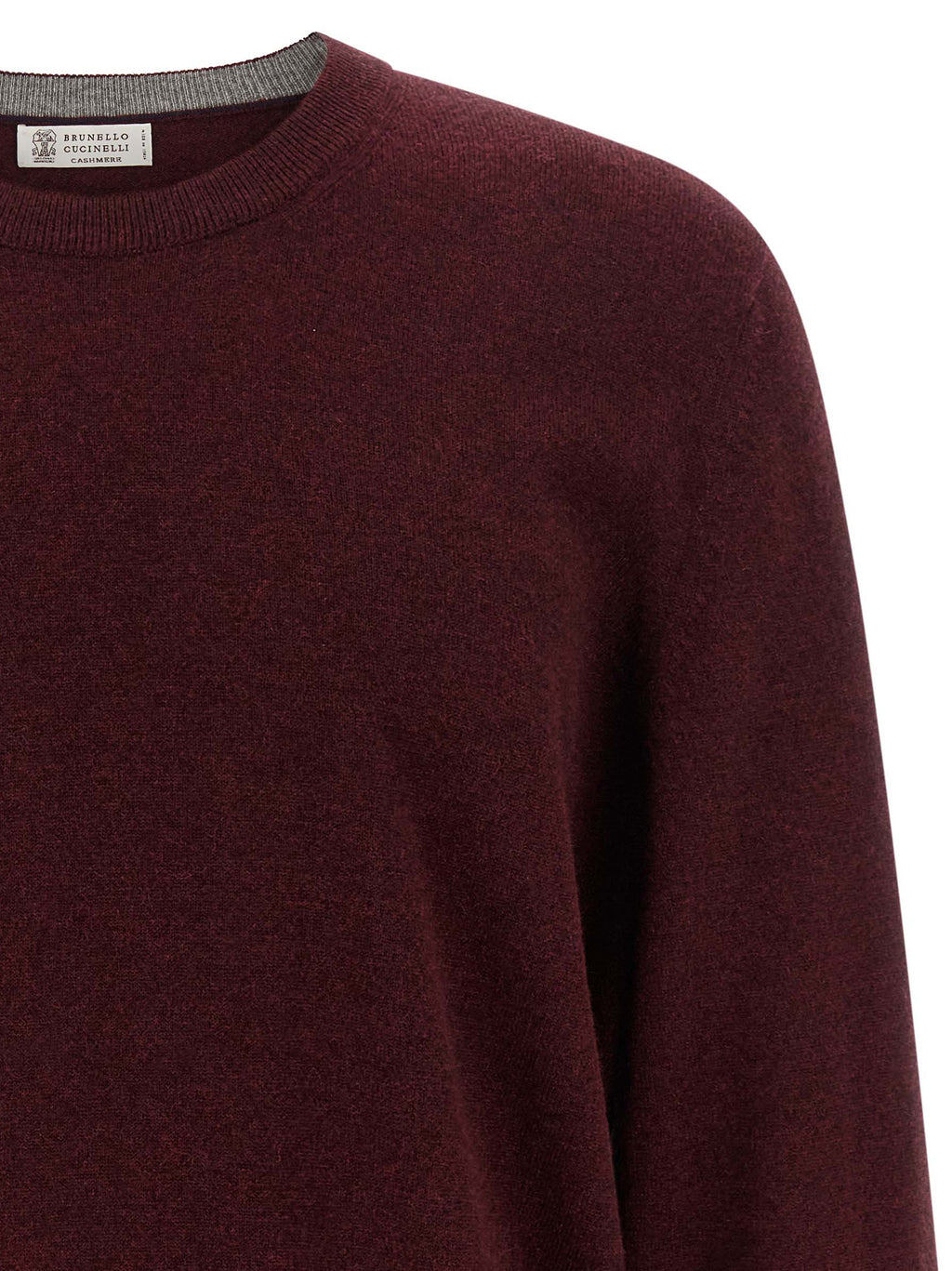 Brunello Cucinelli Kaschmir-Strickjacke in Bordeaux