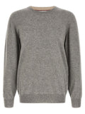 Brunello Cucinelli Grauer Kaschmir-Strickjacke