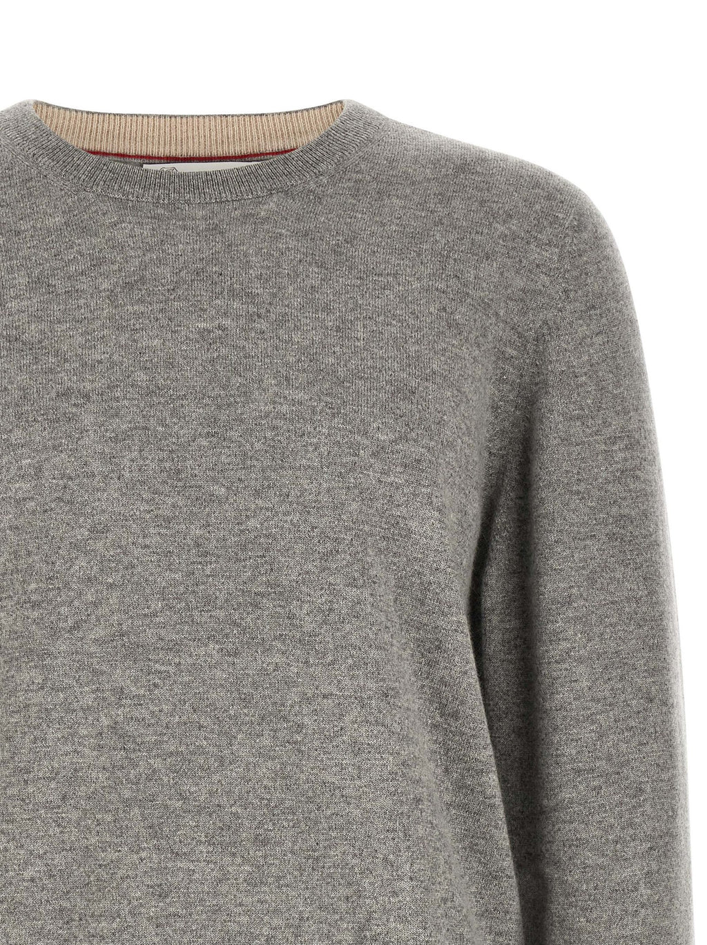 Brunello Cucinelli Grauer Kaschmir-Strickjacke