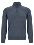 Brunello Cucinelli Blauer Kaschmir-Cardigan