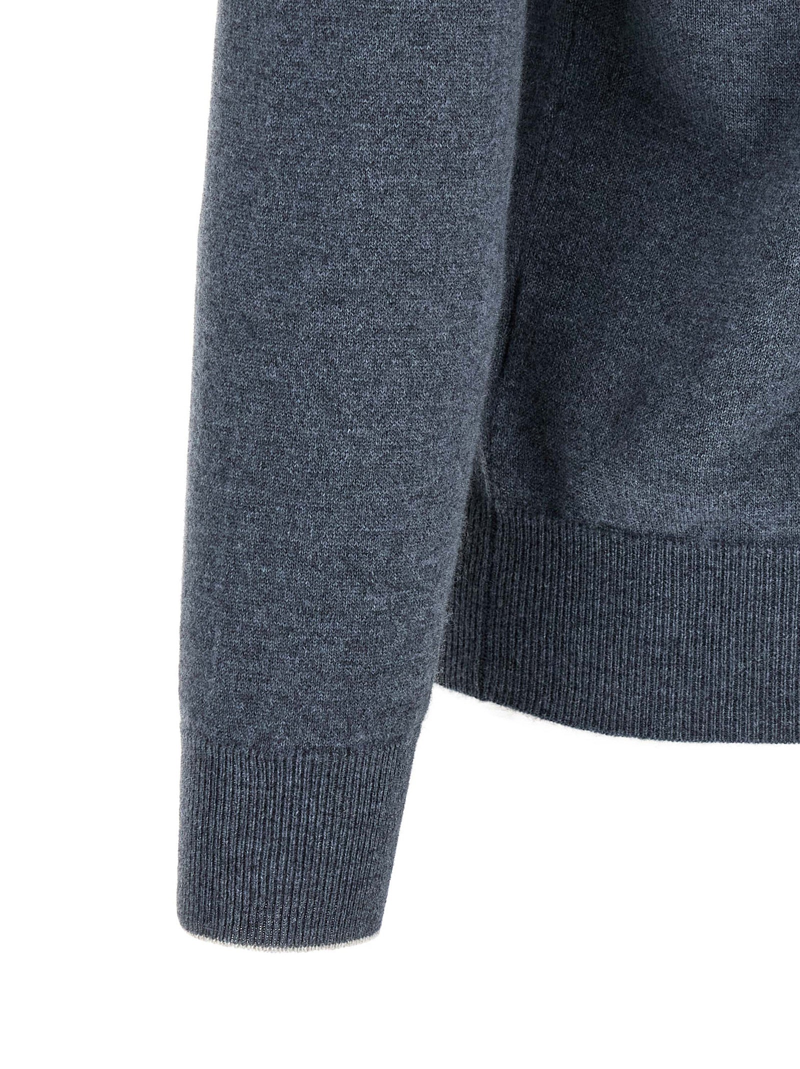 Brunello Cucinelli Blauer Kaschmir-Cardigan