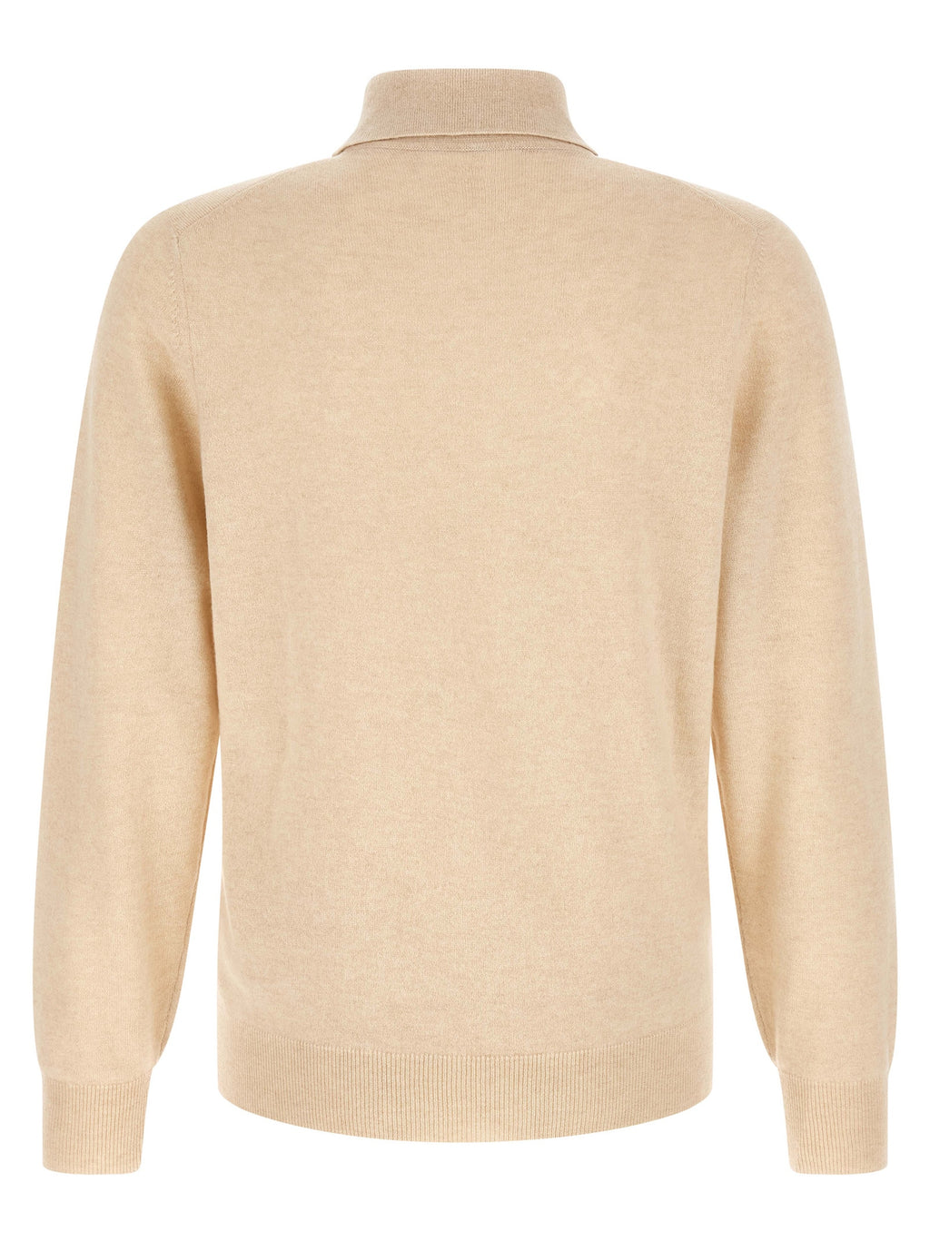Brunello Cucinelli Beige Kaschmir-Poloshirt