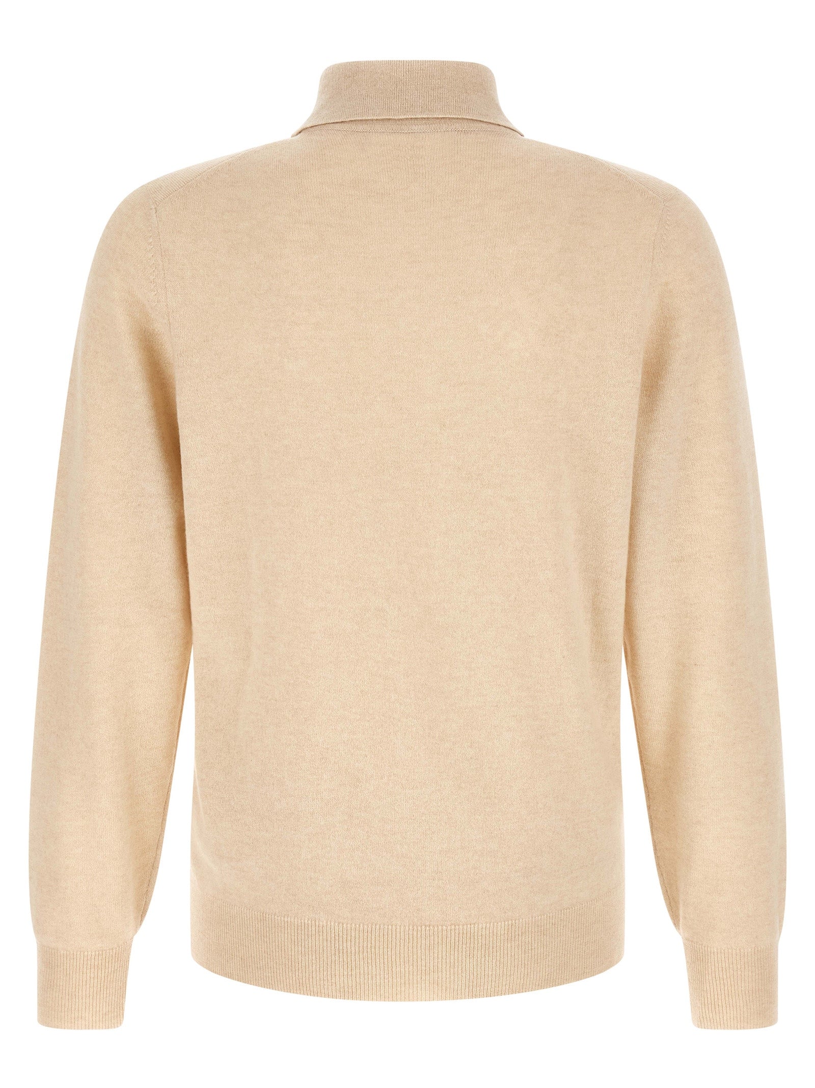 Brunello Cucinelli Beige Kaschmir-Poloshirt