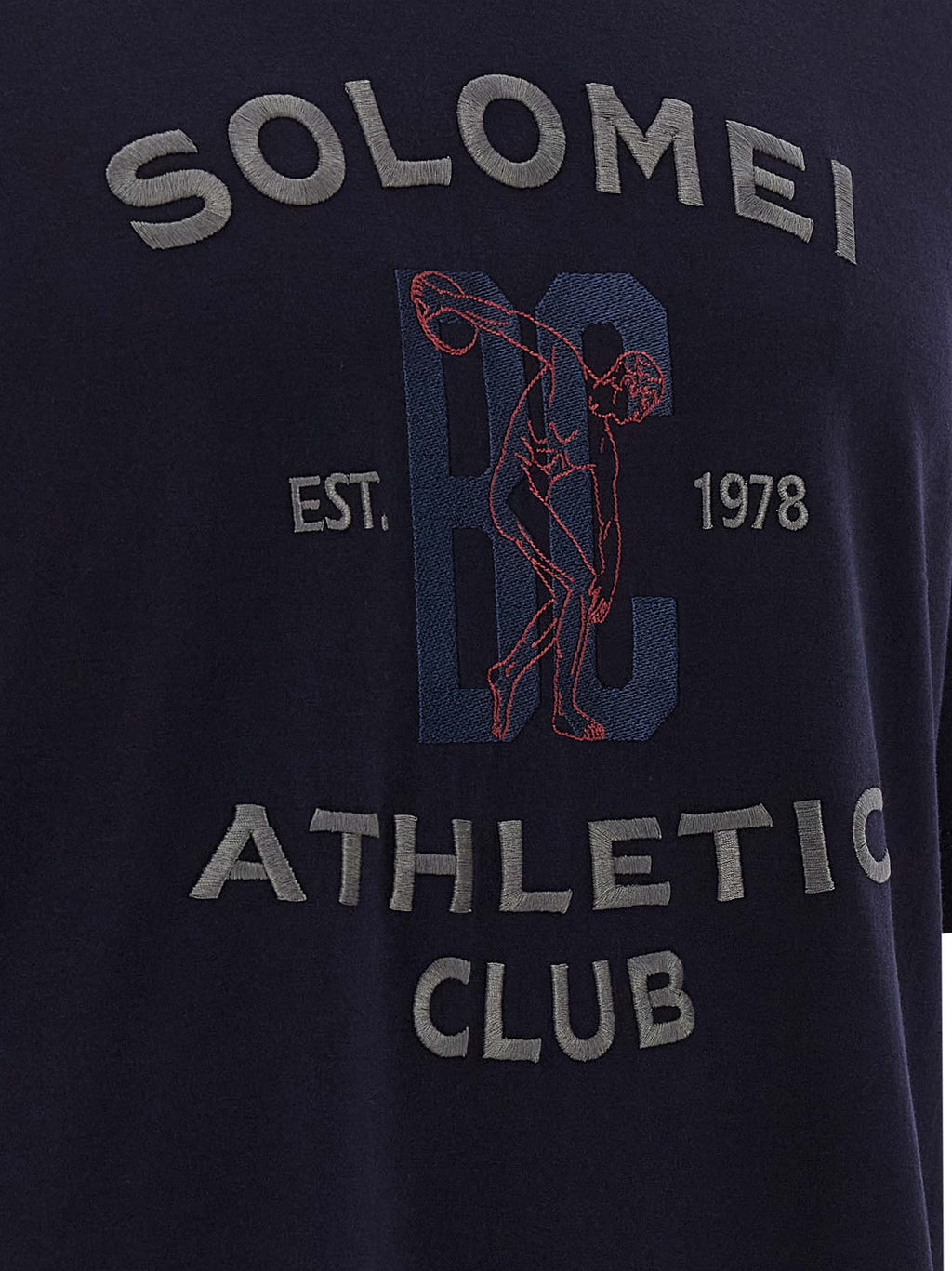 Brunello Cucinelli Blaues Baumwoll-T-Shirt