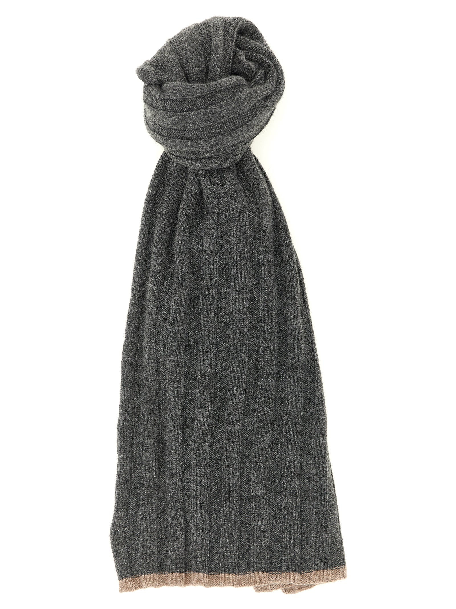 Brunello Cucinelli Grauer Kaschmirschal