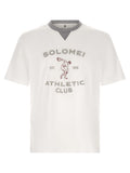 Brunello Cucinelli Weißes Baumwoll-T-Shirt