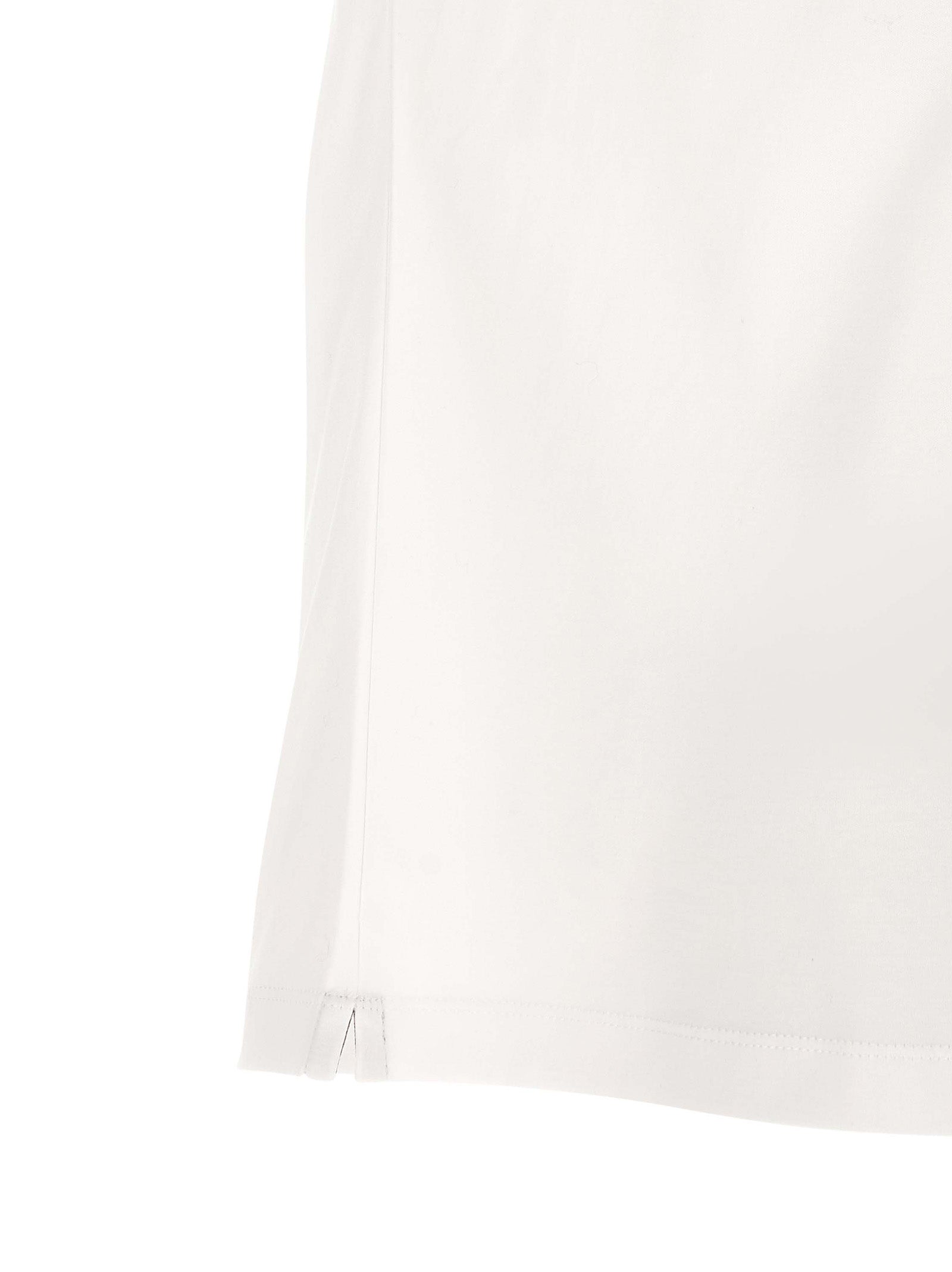Brunello Cucinelli Weißes Baumwoll-T-Shirt