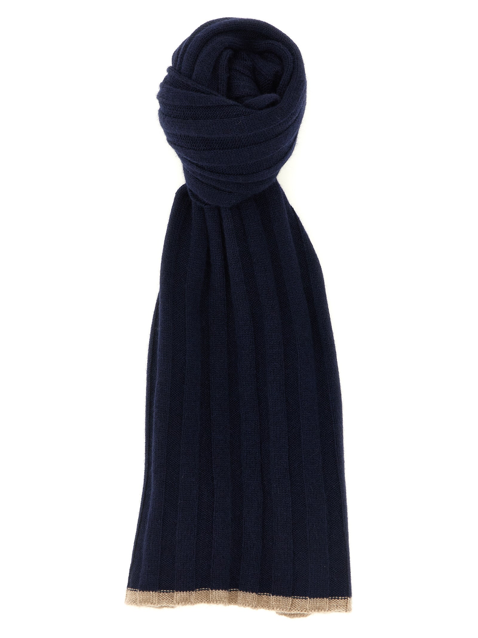 Brunello Cucinelli Blauer Kaschmirschal