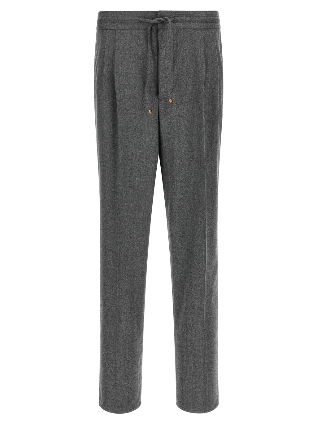 Brunello Cucinelli Graue Hose aus reiner Schurwolle