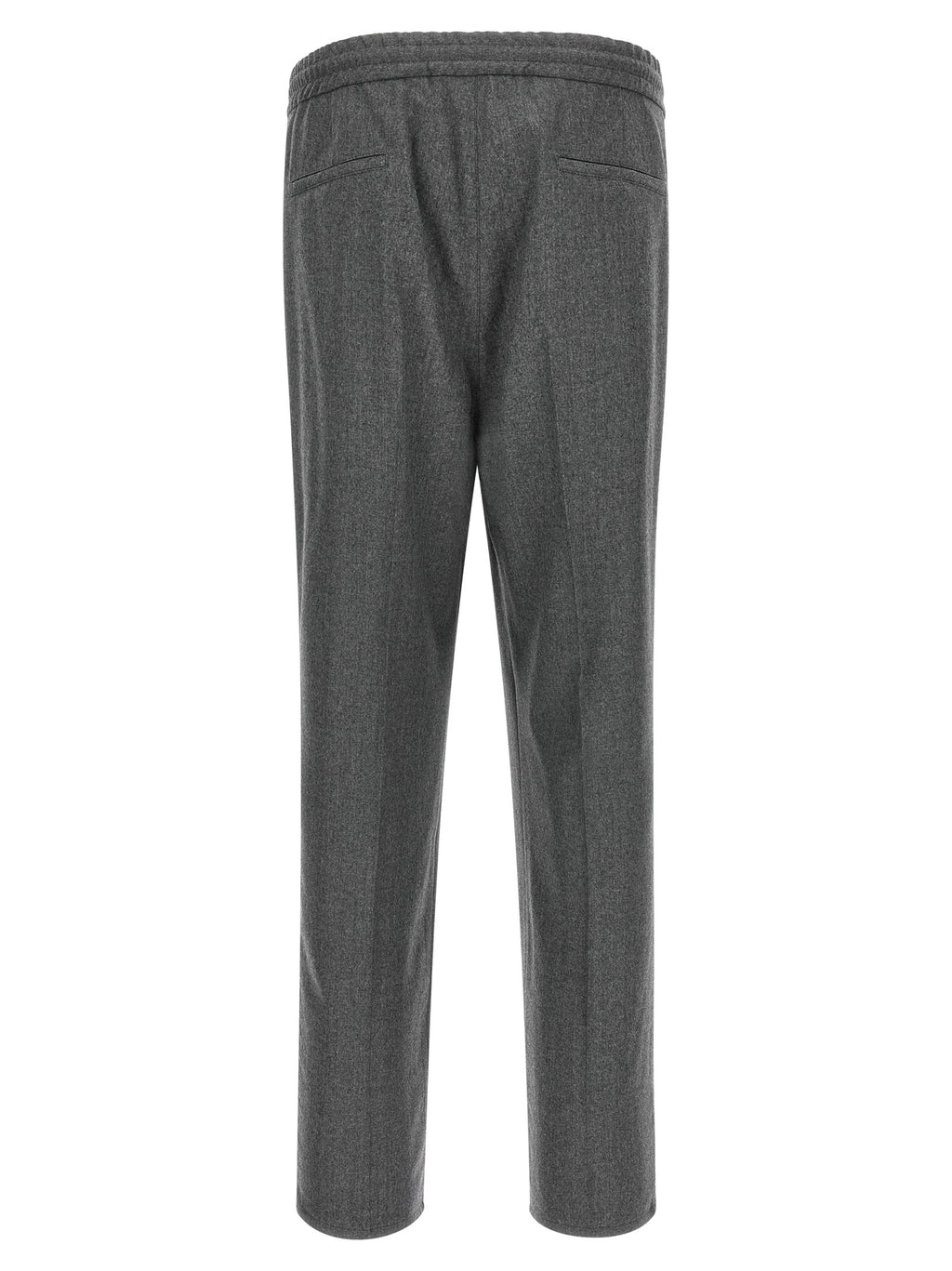 Brunello Cucinelli Graue Hose aus reiner Schurwolle