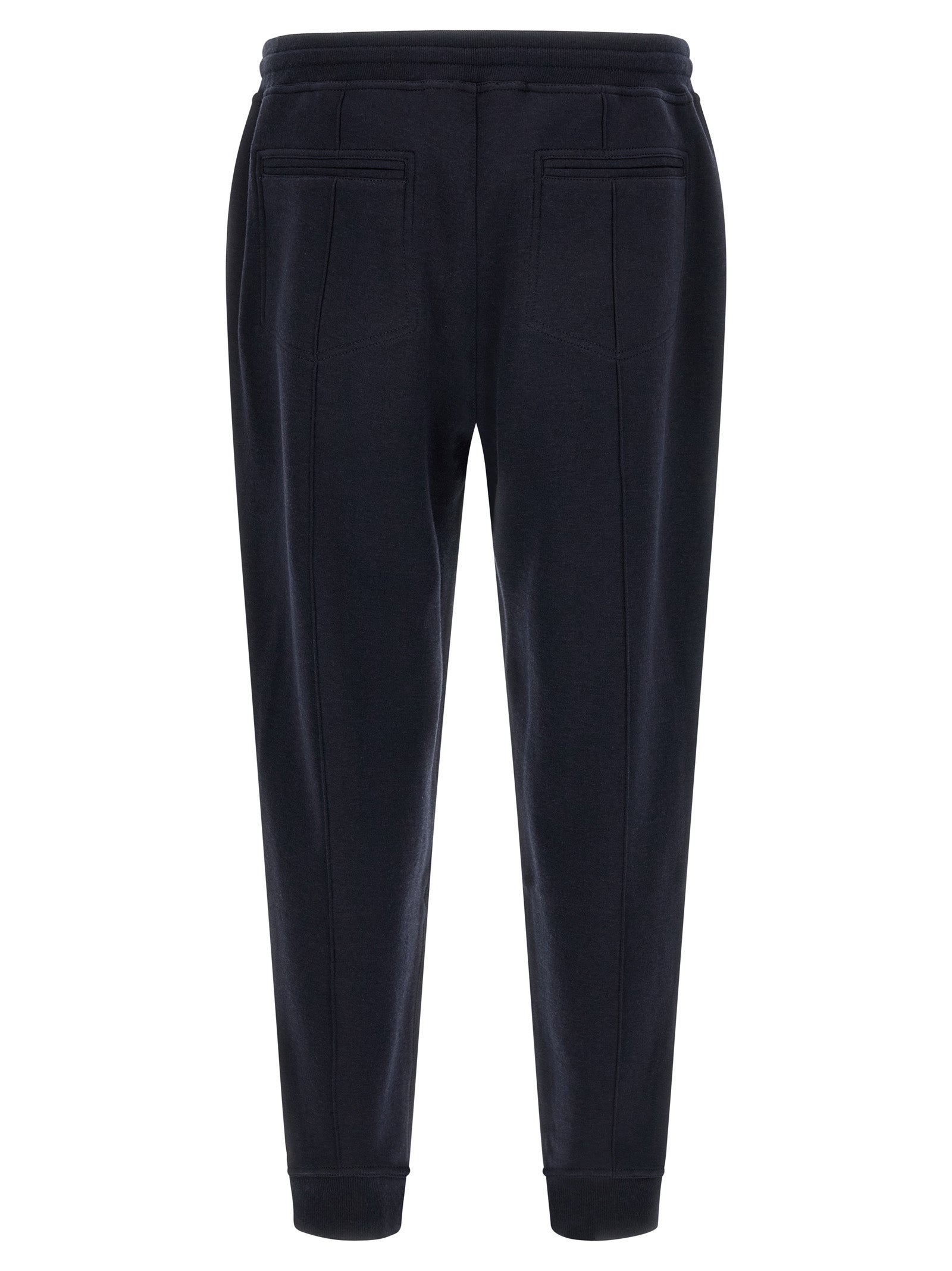 Brunello Cucinelli Blaue Baumwoll-Jogginghose (Trainingshose)