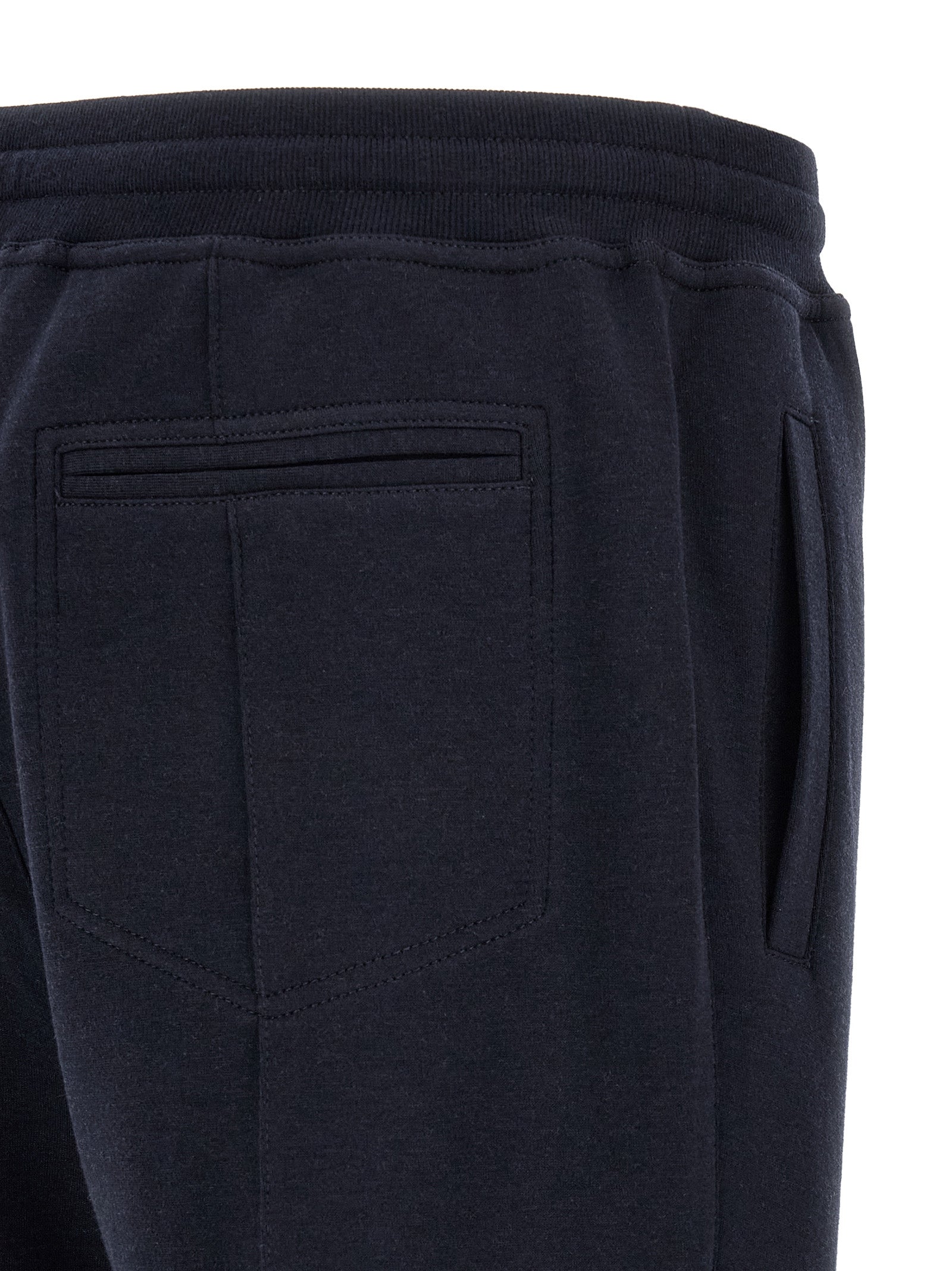 Brunello Cucinelli Blaue Baumwoll-Jogginghose (Trainingshose)