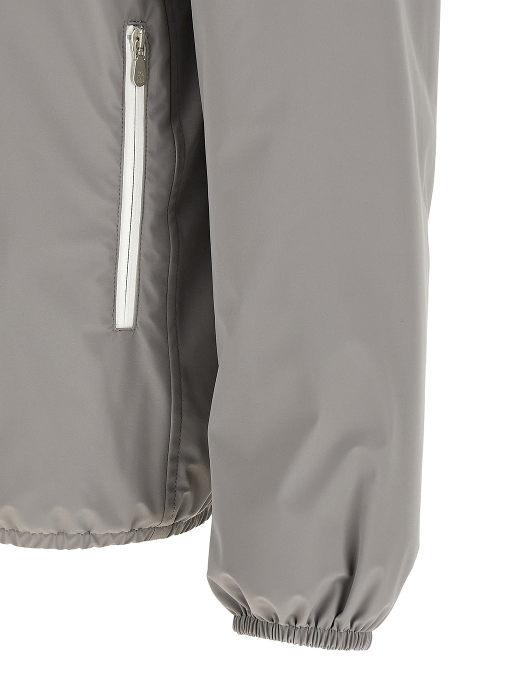 Brunello Cucinelli Graue Jacke aus Polyamid