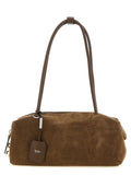 Max Mara Braunes Kalbsleder Damen Crossbody Tasche