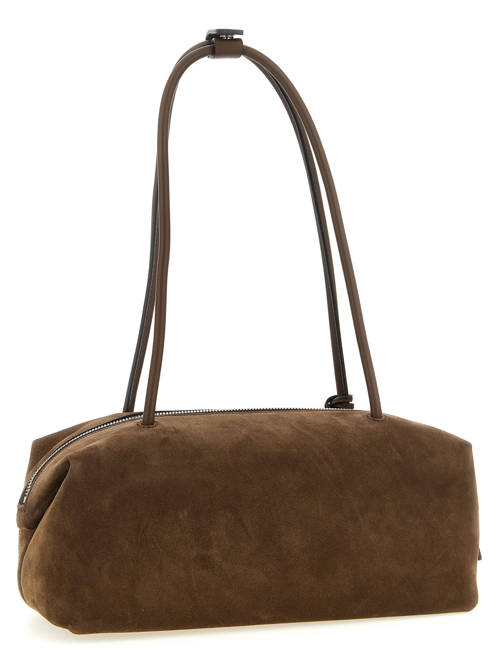 Max Mara Braunes Kalbsleder Damen Crossbody Tasche