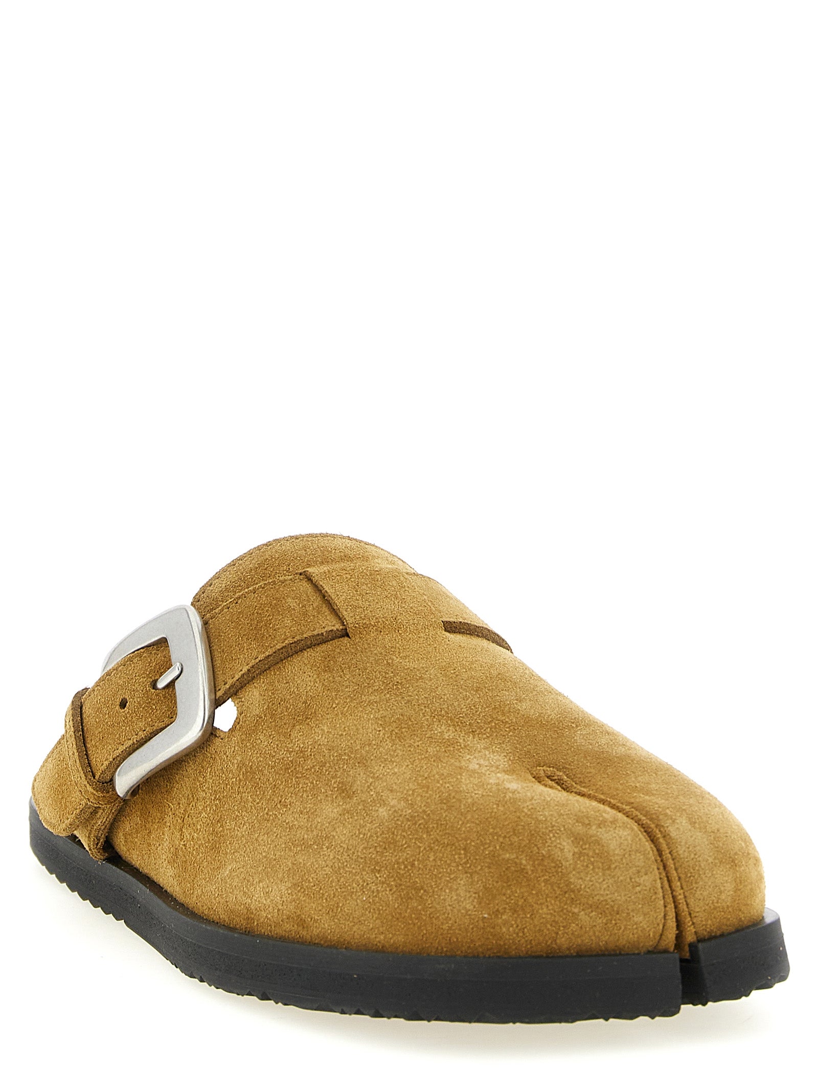 Maison Margiela Braune Mules aus Kalbsleder