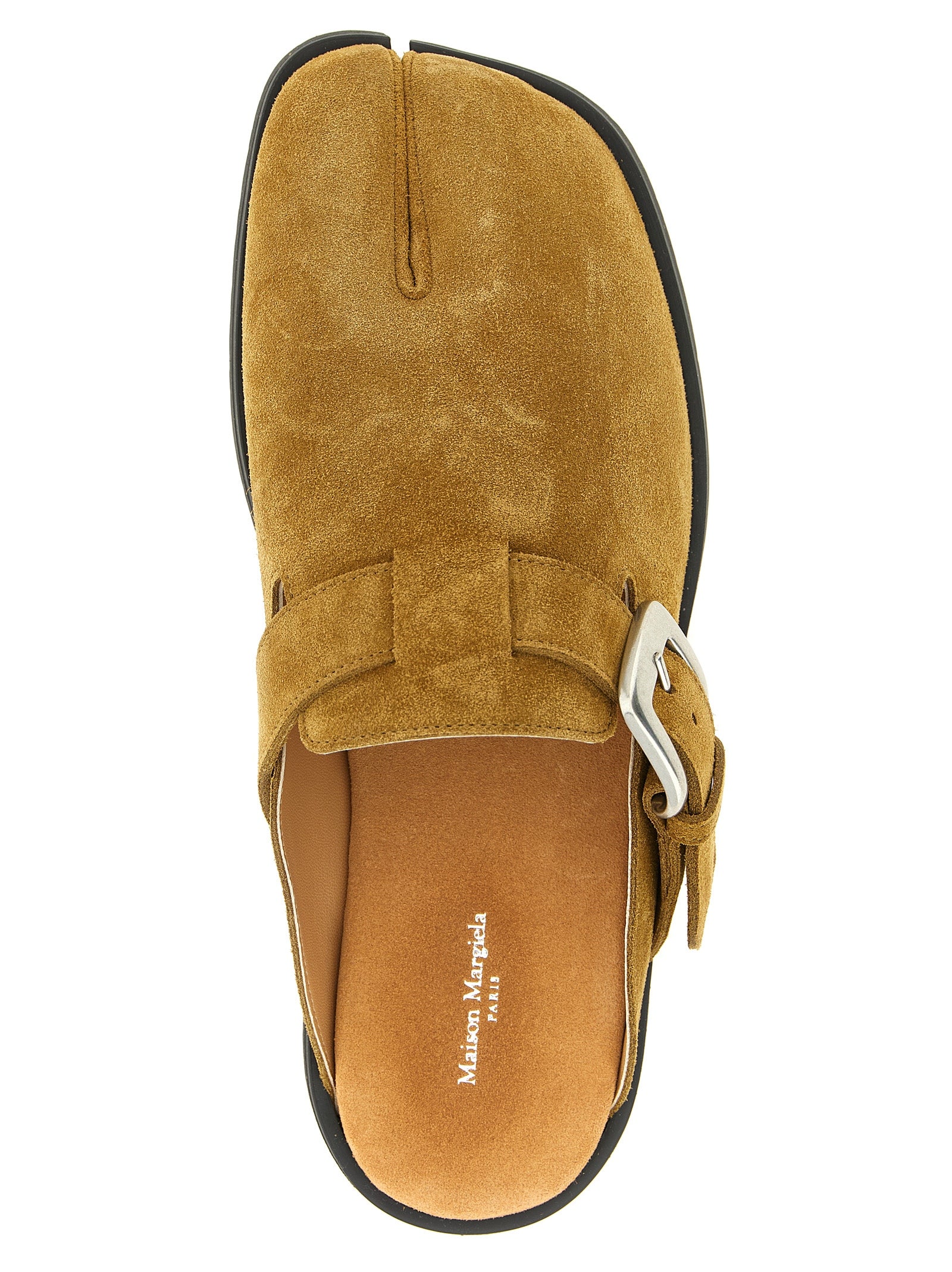 Maison Margiela Braune Mules aus Kalbsleder