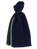 Brunello Cucinelli Blauer Wollschal