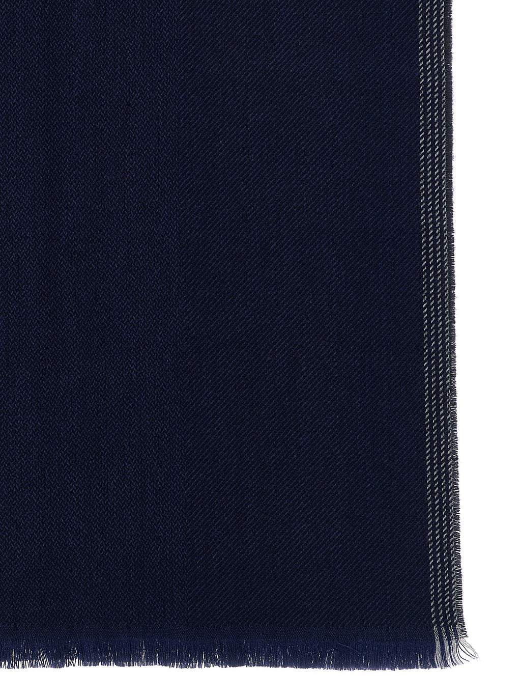 Brunello Cucinelli Blauer Wollschal