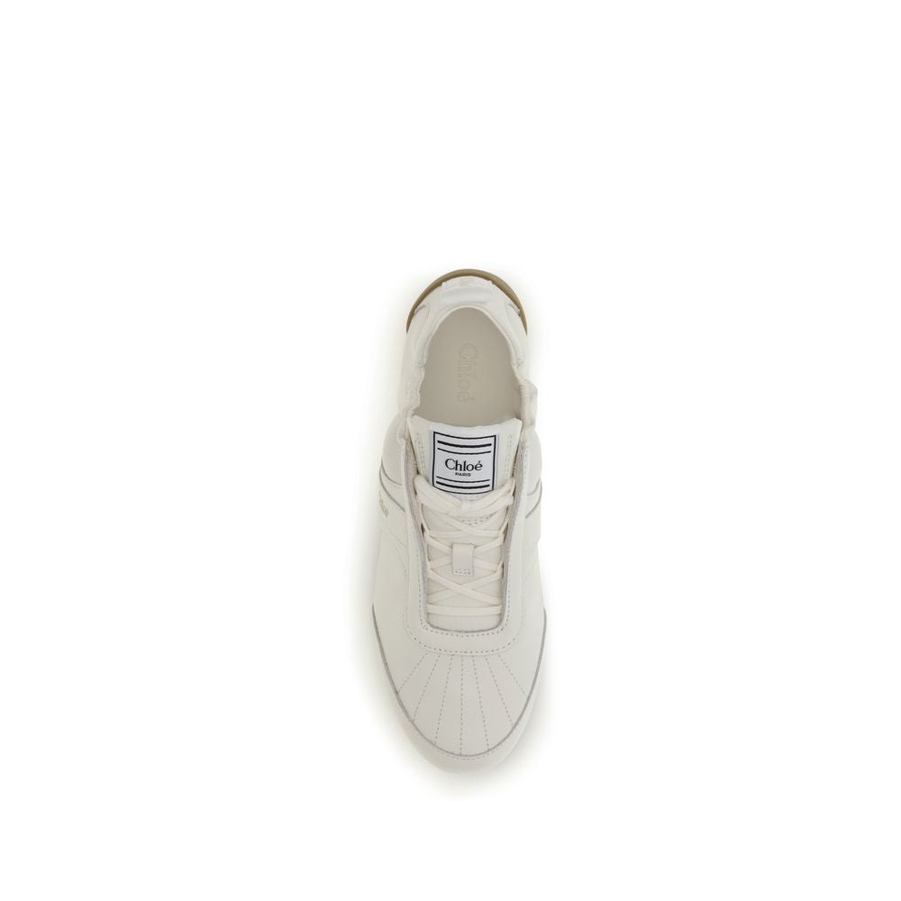 Chloé Beige Stoff-Sneaker