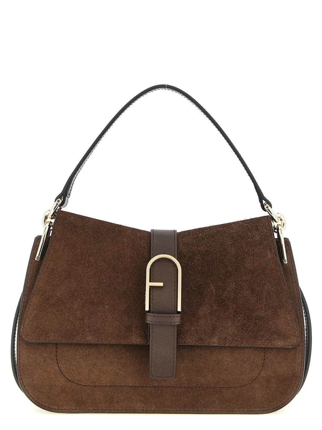 Furla Braune Kalbsleder-Handtasche