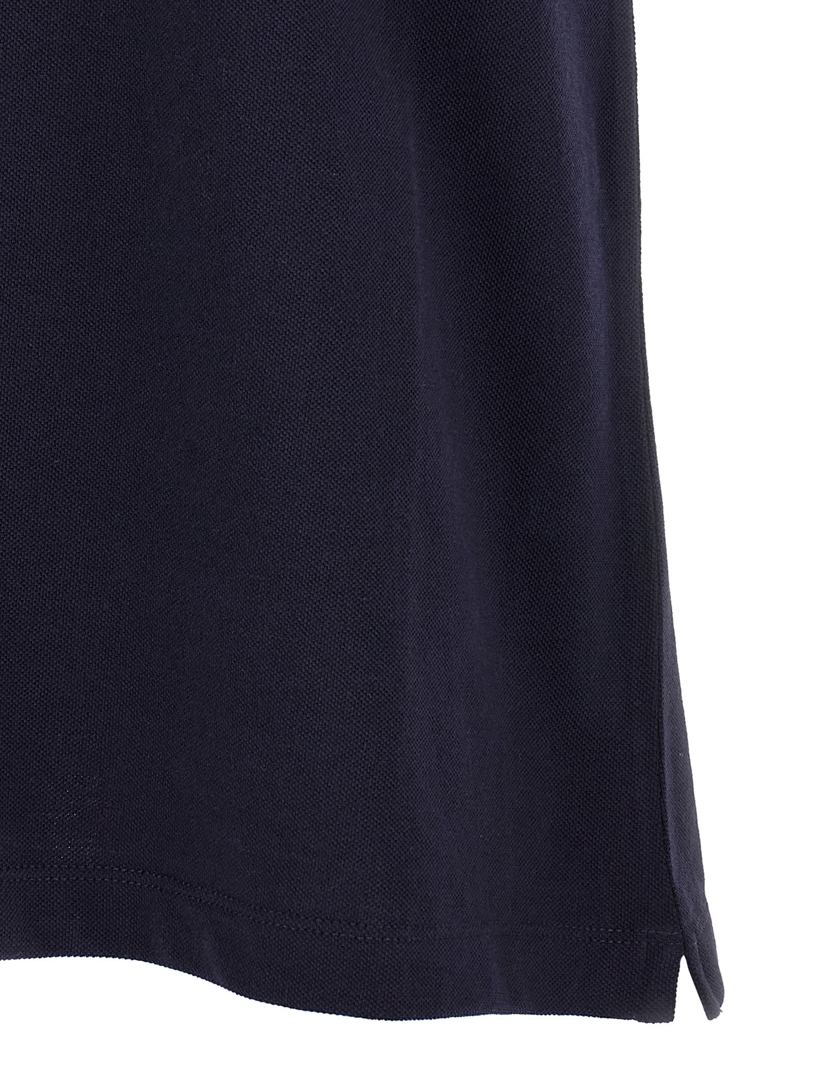 Brunello Cucinelli Blaues Baumwoll-Polohemd