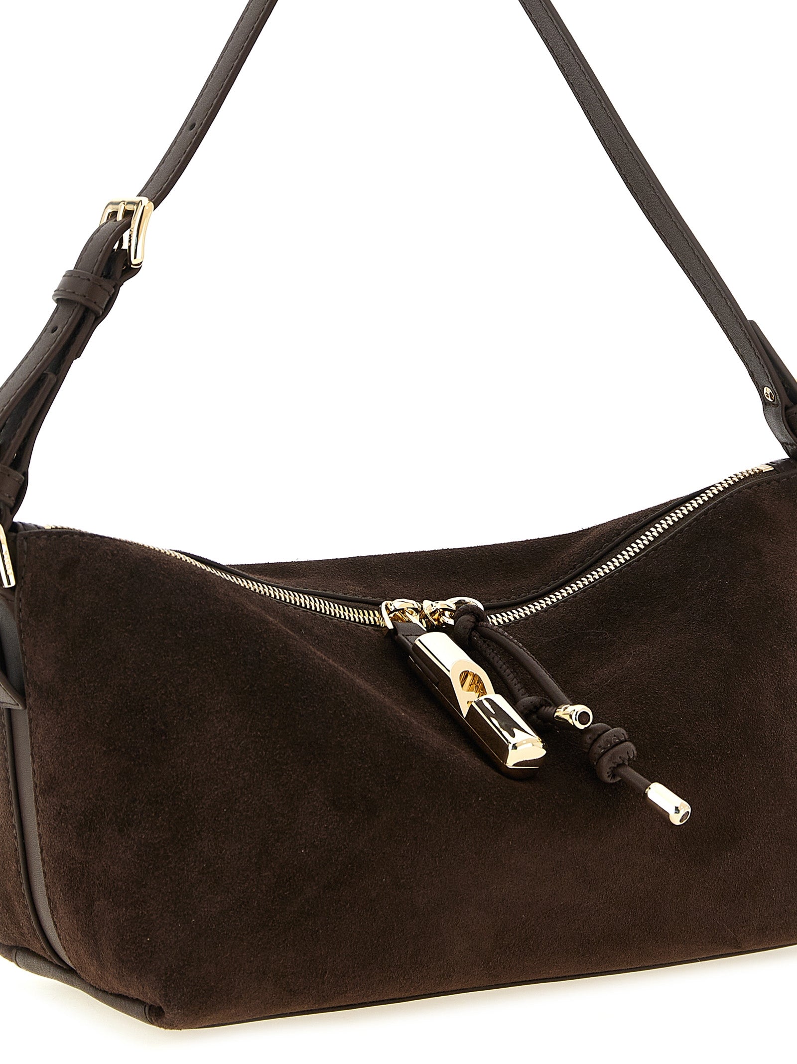 Furla Braunes Kalbsleder Damen Crossbody Tasche