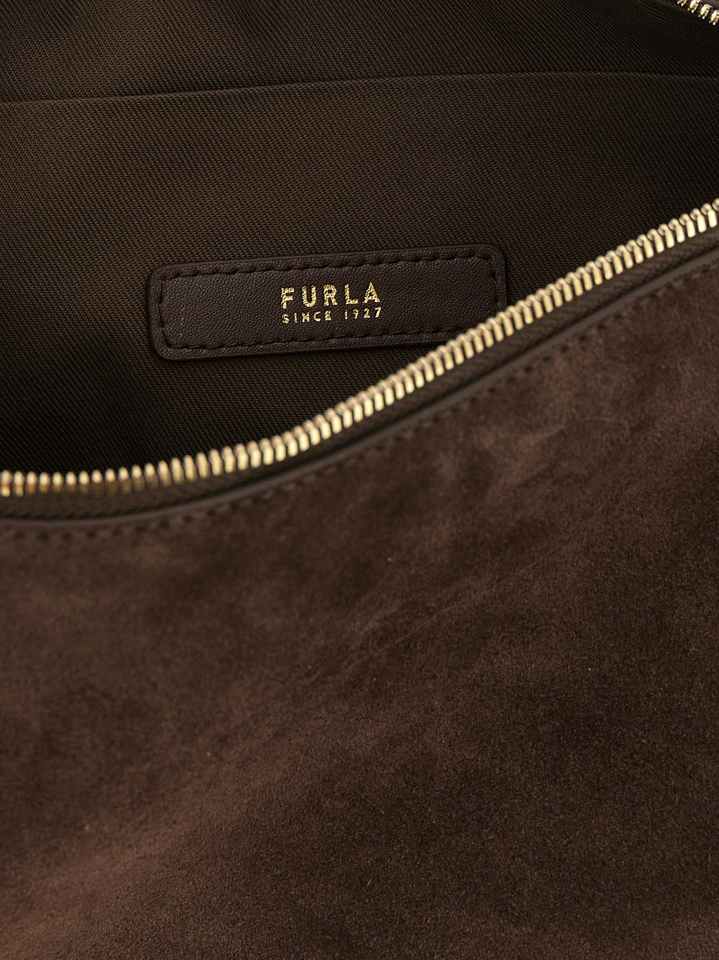 Furla Braunes Kalbsleder Damen Crossbody Tasche
