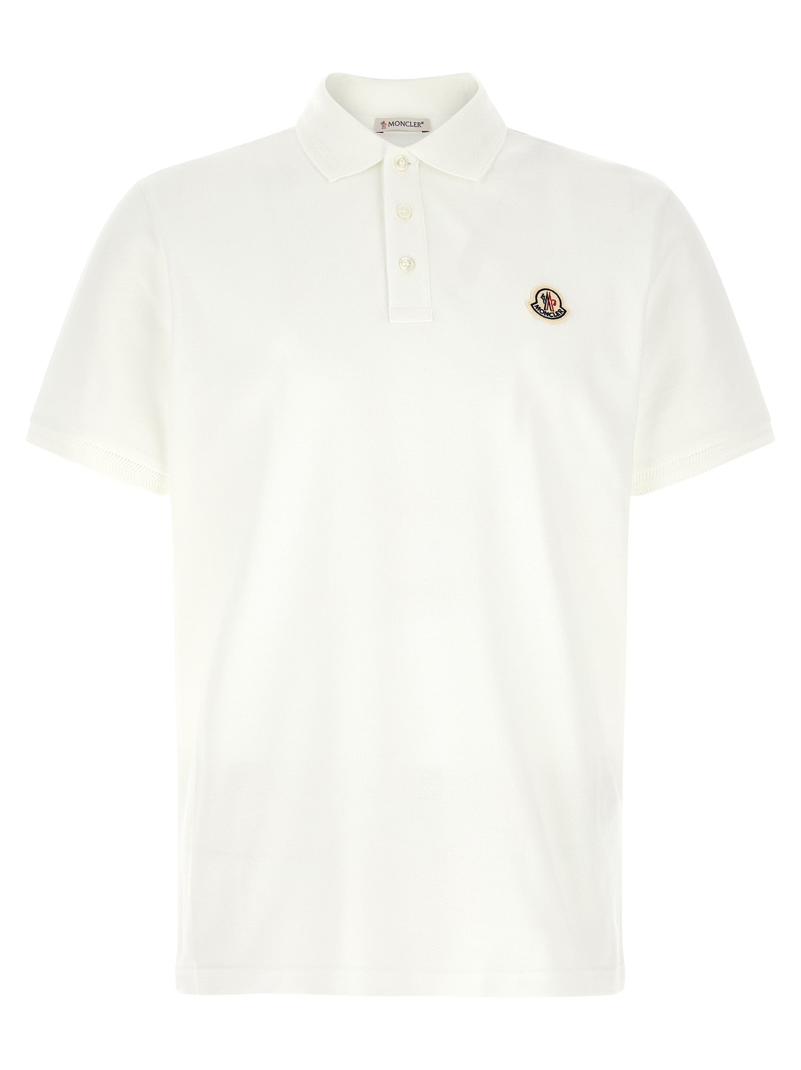 Weißes Poloshirt aus Baumwolle